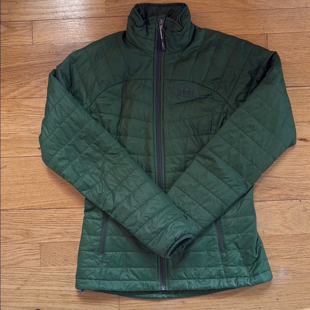 REI Women's Green Revelcloud II Lightweight Puffy- XS